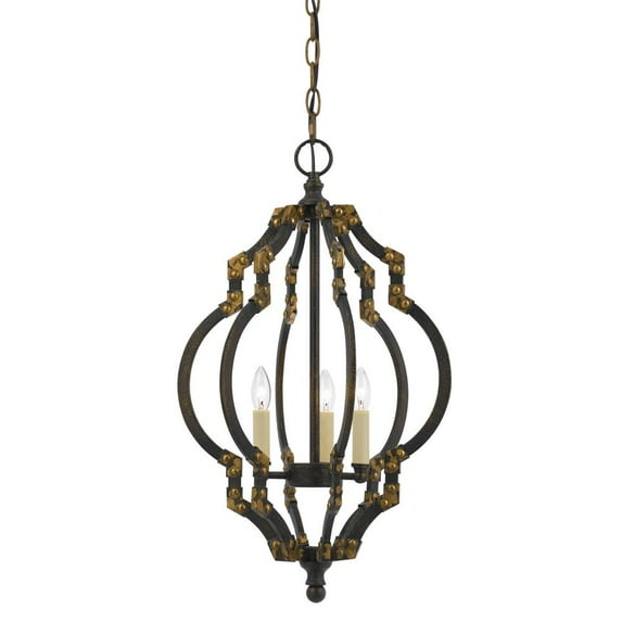 Cal Lighting 40W X 3 Howell Metal Pendant