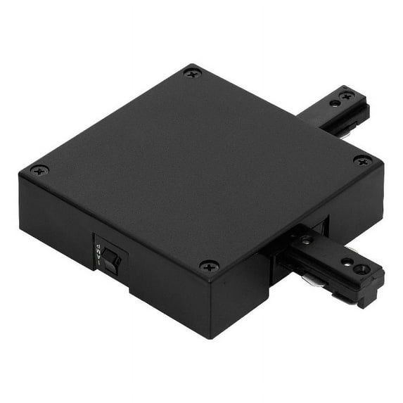 HT-103-5A-BK-Cal Lighting-Ht Accessory - 5 Amp Right Double Live End Current Delimiter-5.75 Inches Tall and 5.75 Inches Wide-Black Finish