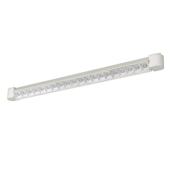 Dimmable integrated LED 60W, 3024 Lumen, 85 CRI, 3000K, 3 Wire Wall Wash Track Fixture, HT812MWH