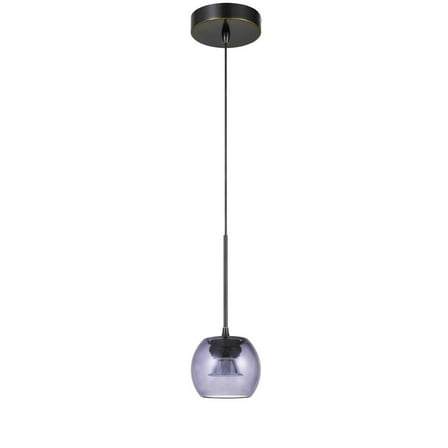 Cal Lighting Ithaca 3000K, 8W, 700 Lumen, 90 Cri Dimmable Led Glass Mini Pendant