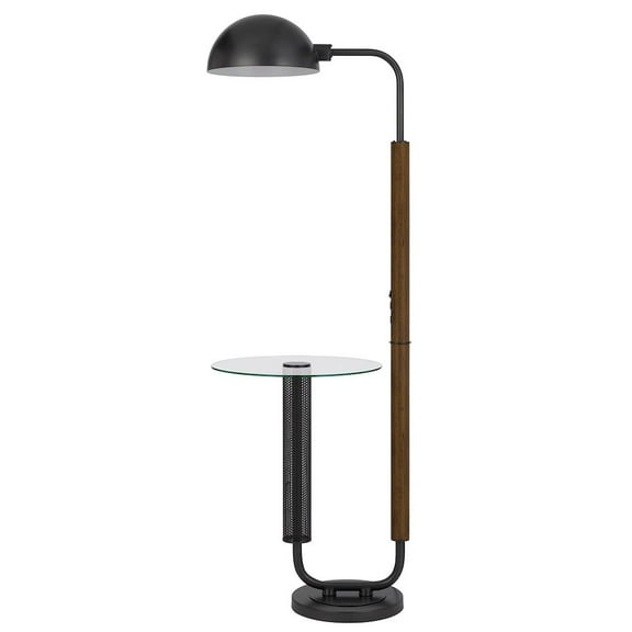 Cal Lighting 100W Keyser Metal Floor Lamp