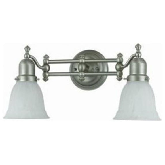 Cal Lighting LA-193-S-BRS 3 Light Bath Vanity - Brushed Steel