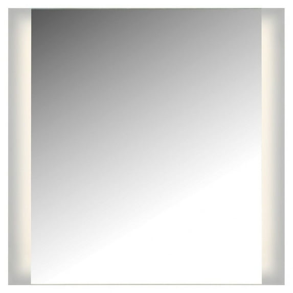LM2WG-C3636 Cal Lighting Glow - 40W LED 2 Sided ADA Mirror In Modern Style-36 Inches Tall and 36 Inches Wide