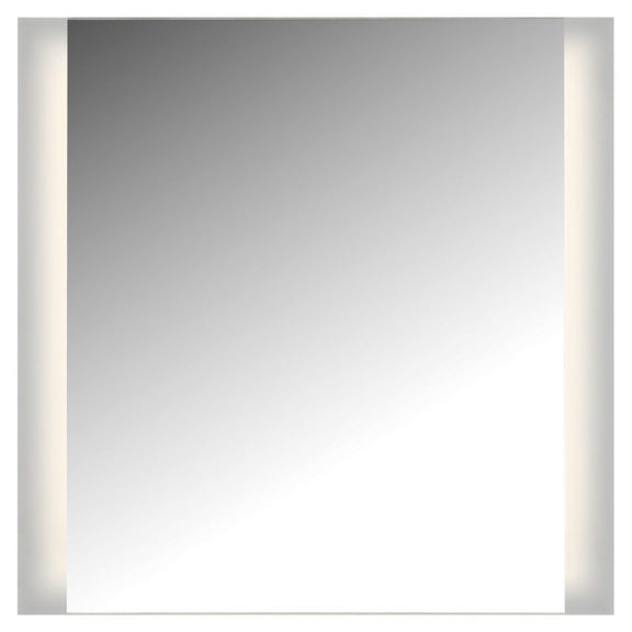 LM2WG-C3636 Cal Lighting Glow - 40W LED 2 Sided ADA Mirror In Modern Style-36 Inches Tall and 36 Inches Wide