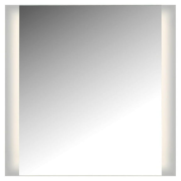 Cal Lighting LED 2 Sided Ada Mirror, 3K, 36"W X 36", Not Dimmable, With Easy Cleat System