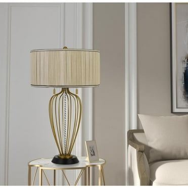 Cal Lighting Laval 60W X 2 Metal Table Lamp