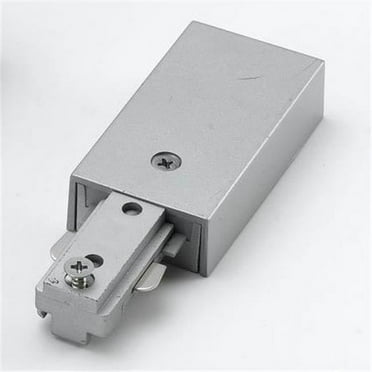 Cal Lighting Live End Track Connector- Brushed Steel