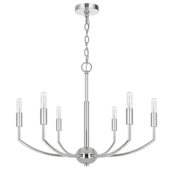 Cal Lighting Maxton 60W X 6 Metal Chandelier