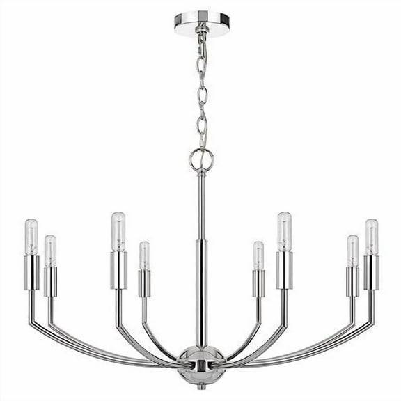 Cal Lighting Maxton 60W X 8 Metal Chandelier