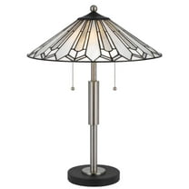 Cal Lighting 60W X 2 Muirfield Tiffany Table Lamp