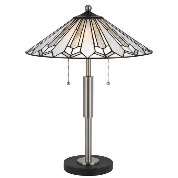 Cal Lighting 60W X 2 Muirfield Tiffany Table Lamp