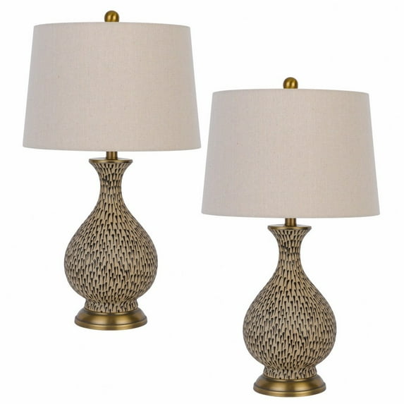 BO-3142TB-2-Cal Lighting-Orivesi - 1 Light Table Lamp (Set of 2) In Contemporary Style-26 Inches Tall and 15 Inches Wide