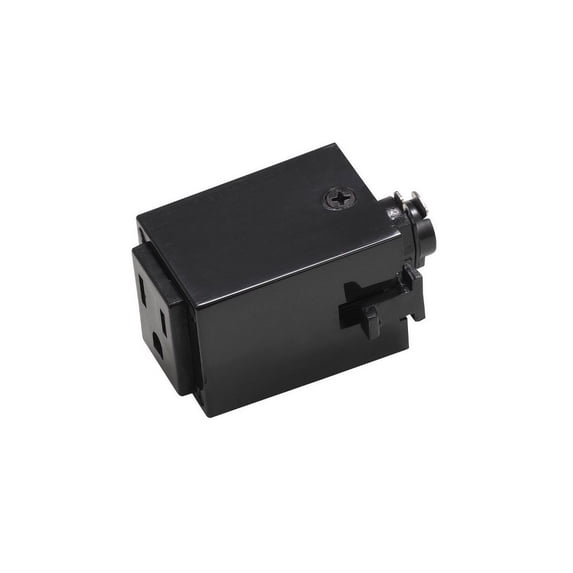 HT-277-BK-Cal Lighting-Outlet Adaptor (3 Wire)-Black Finish