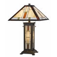 thumbnail image 1 of Cal Lighting Resin/Glass Table Lamp with Night Light in Multi-Color, 1 of 2