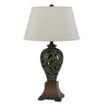 thumbnail image 1 of Cal Lighting Resin Table Lamp in Seaweed Green, 1 of 2
