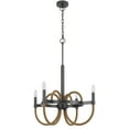 thumbnail image 1 of FX-3814-4 Cal Lighting Rowland - 4 Light Chandelier In Contemporary Style-29 Inches Tall and 24 Inches Wide, 1 of 3