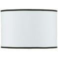 thumbnail image 1 of Cal Lighting SH-7115 10 in. Drum Hardback Fabric Shade with Trims, 1 of 2