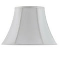 thumbnail image 1 of Cal Lighting 16.8" Basic Bell Fabric Lamp Shade with Spider Type in White, 1 of 2