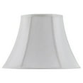 thumbnail image 1 of Cal Lighting Piped 19 inches Fabric Lamp Shade with Spider Type in White, 1 of 2