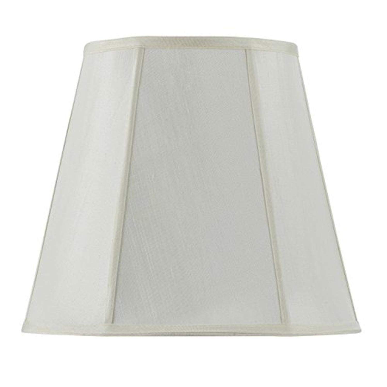 Eggshell Faux Silk Empire Lamp Shade with Brass Fitting
