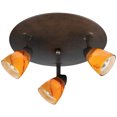 thumbnail image 1 of Cal Lighting SL-954-3R-BK/WS Three Light Spot Light, 1 of 3