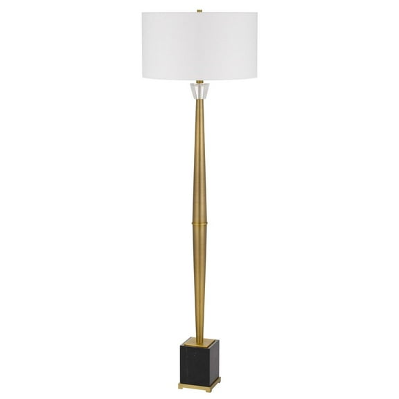 Cal Lighting 150W 3 Way Salford Metal Floor Lamp
