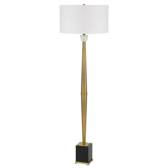 Cal Lighting 150W 3 Way Salford Metal Floor Lamp