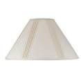 thumbnail image 1 of Cal Lighting Coolie 20" Durable Fabric Lamp Shade with Rolled Trim in Off White, 1 of 2