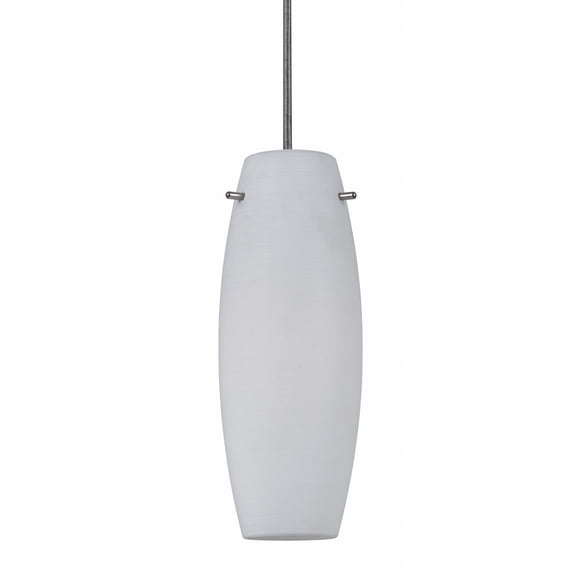 UP-1016/6-BS Cal Lighting Uni Pack - 1 Light Pendant-9.75 Inches Tall and 3.75 Inches Wide