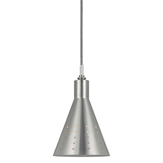 UP-1011/6-BS-Cal Lighting-Uni Pack - 1 Light Pendant-11.75 Inches Tall and 6.13 Inches Wide
