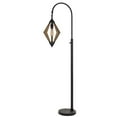 thumbnail image 1 of Cal Lighting Valence 60W Metal/Pine Wood Down Bridge Floor Lamp (Edison Bulb Included), 1 of 3