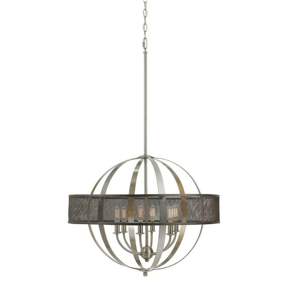 Cal Lighting - Willow-Six Light Chandelier in Transitional Style-26.25 Inches
