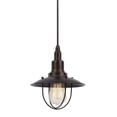 thumbnail image 1 of Cal Lighting Allentown 5" 150W Durable Metal Pendant in Rust Brown, 1 of 2