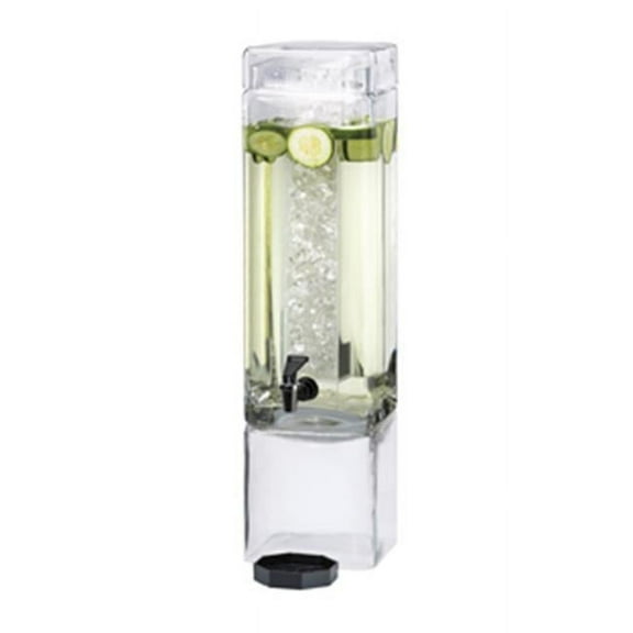 Cal Mil 1112-3A 3 Gallon Square Acrylic Beverage Dispenser