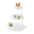 thumbnail image 1 of Cal Mil 1128-1212-15 White Corian Shelves for 1140 Riser - 12 x 12 x .25 in., 1 of 1