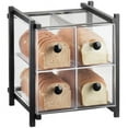thumbnail image 1 of Cal Mil 1146-13 One by One Four Drawer Bread Display Case, Black - 14 x 14.75 x 15.625 in., 1 of 2