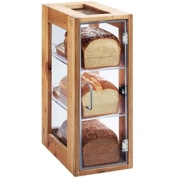 Cal-Mil 1204-99 Bread Display, 20.5" Height, 8" Width, 13" Length, Reclaimed Wood, Madera