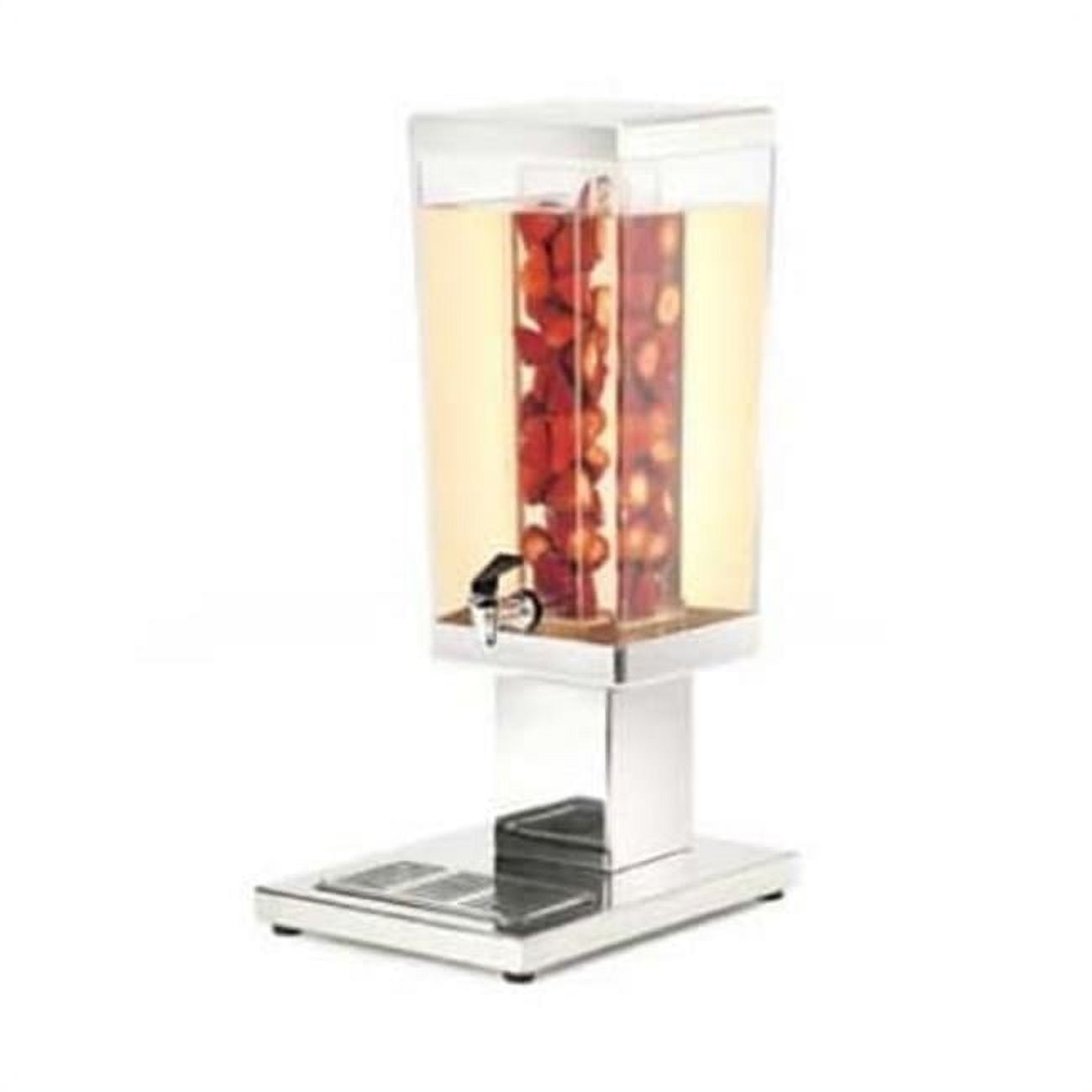 Cal Mil 12823AINF 3 gal Stainless Square Infusion Dispenser 14 x 10.