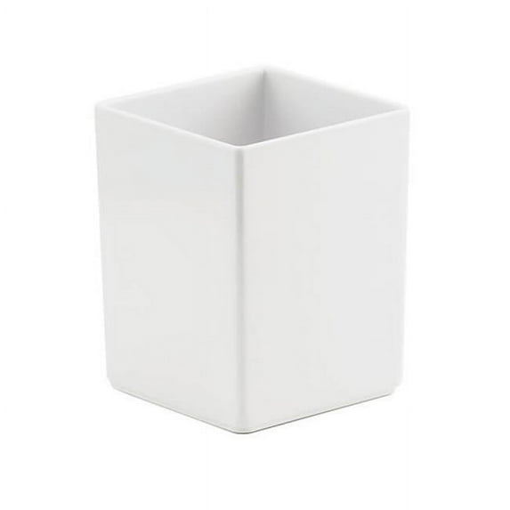 Cal Mil 1391-15M Cater Choice Melamine Box, White - 5 x 5 x 6 in.