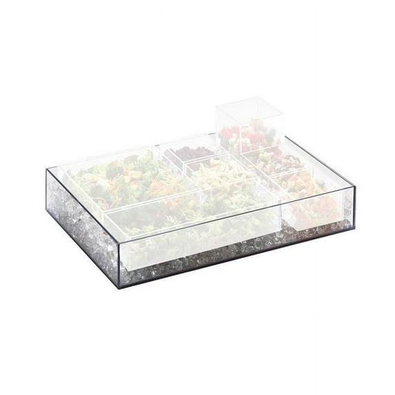Cal Mil 1399-12 Cater Choice System Clear Ice Housing - 16 x 24 x 4.25 in.