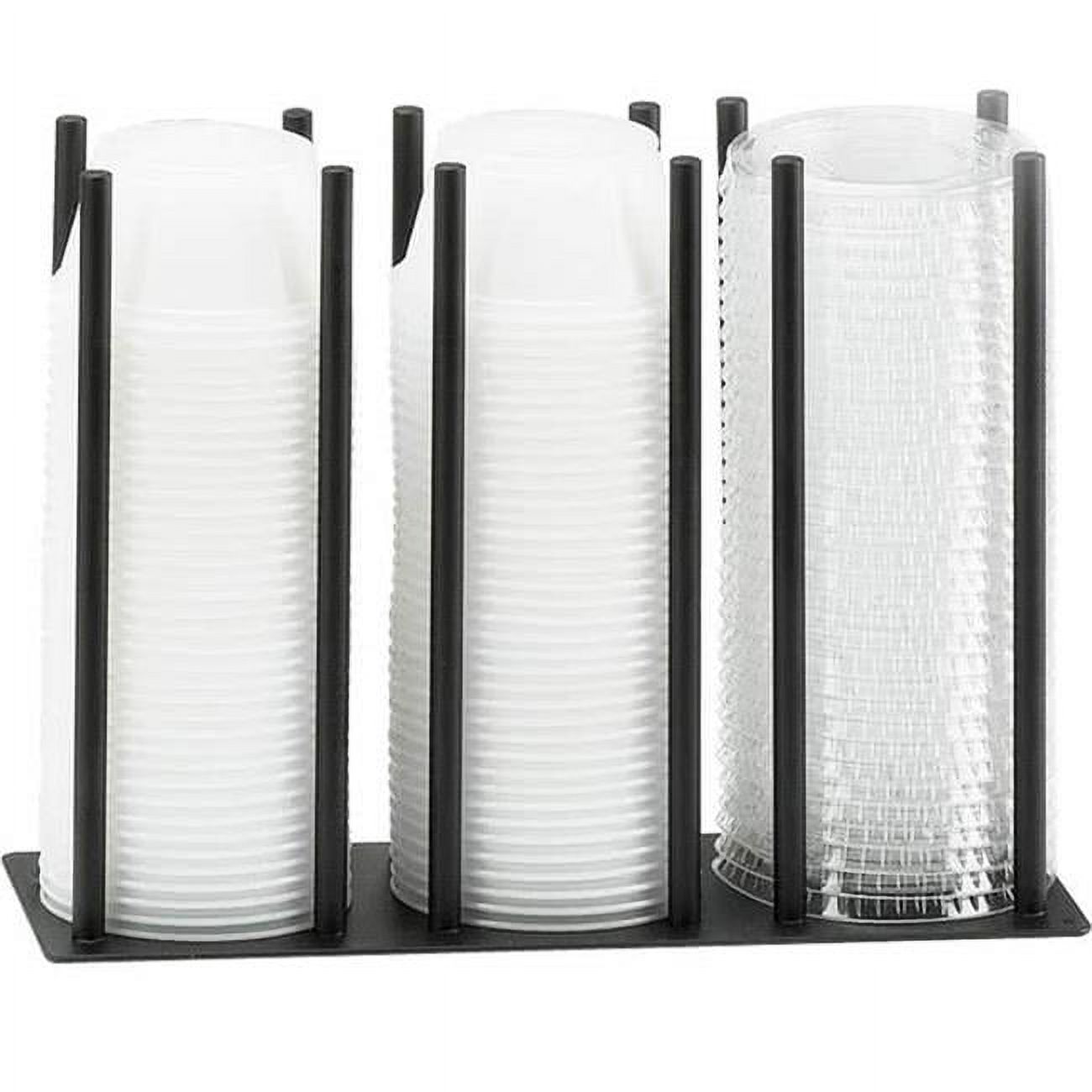 Cal Mil 1516213 Iron Cup & Lid Ramekin Organizer 8.125 x 3 x 6 in