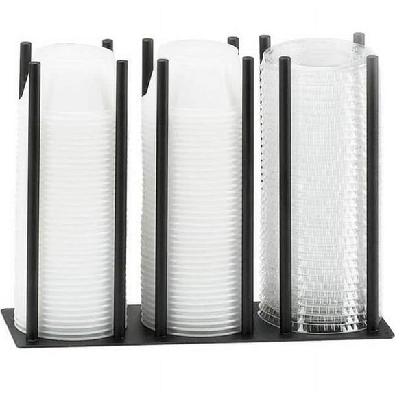 Cal Mil 1516-2-13 Iron Cup & Lid Ramekin Organizer - 8.125 x 3 x 6 in.