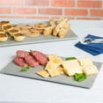 thumbnail image 1 of Cal Mil 1522-712-77 Melamine Fauxcement 7 x 12 in. Tray - Gray, 1 of 2
