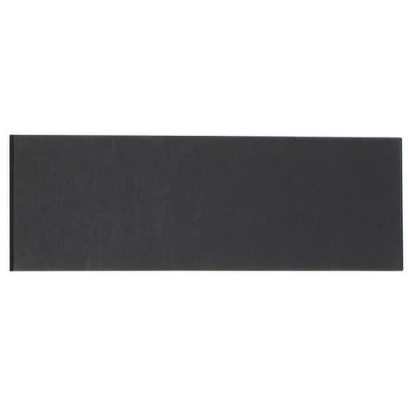 Cal Mil 1530-616-13 Black Rectangular Flat Bread Serving & Display Board - 15.875 x 6 x .25 in.