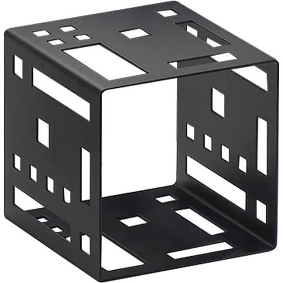 Cal Mil 1607-5-13 Squared Cube Riser, Black - 5 x 5 x 5 in.