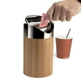 thumbnail image 1 of Cal-Mil Bamboo Counter Trash Bin, 1 of 7