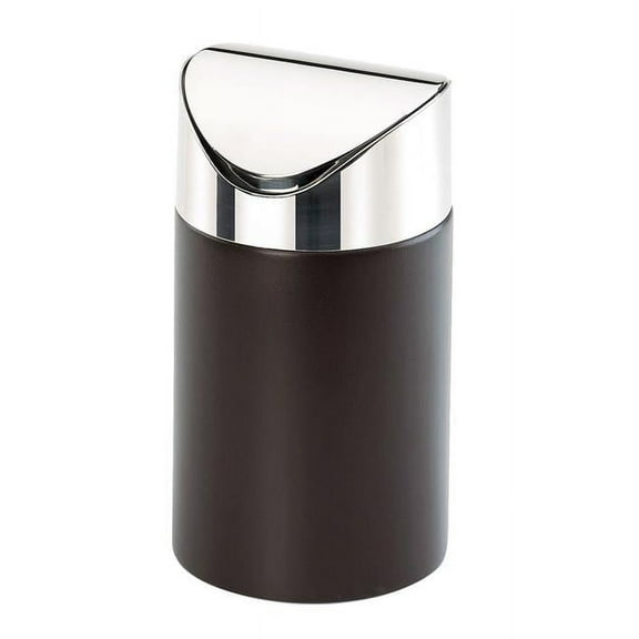 Cal-Mil 1717-96 Countertop Trash Bin, 5" W x 5" D x 7" H, Black