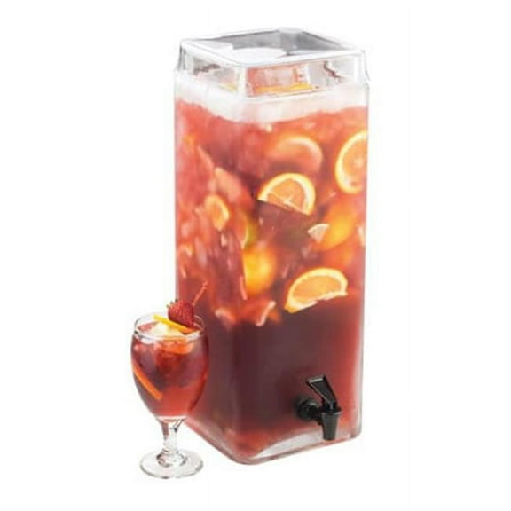 Cal Mil 1733-3 3 gal Glass Infusion Dispenser - 8 x 8 x 19 in.