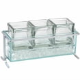 thumbnail image 1 of Cal Mil 1806-5-39 Iron Short Silver Iced Jar Display - 13.5 x 5.5 x 7 in., 1 of 2