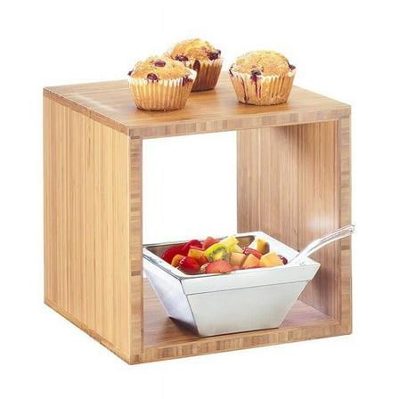 Cal Mil 1929-12-60 Bamboo Cube Riser - 12 x 12 x 12 in.